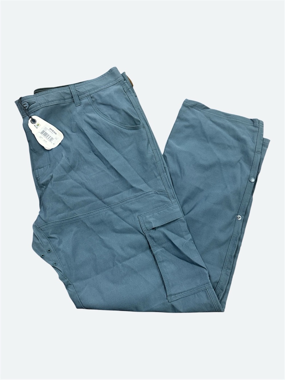 Prana Men's Stretch Zion Slim Pant II Grey Blue 40”x30”